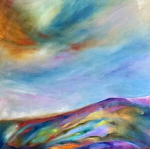 Medium Skyscape  - Orange & Blue